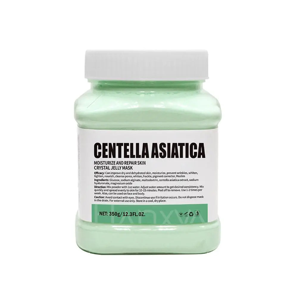 Masque de gelée de cristal de couleur, poudre hydratante, éclaircissante, traitement du visage pour produit de soins de la peau brillant