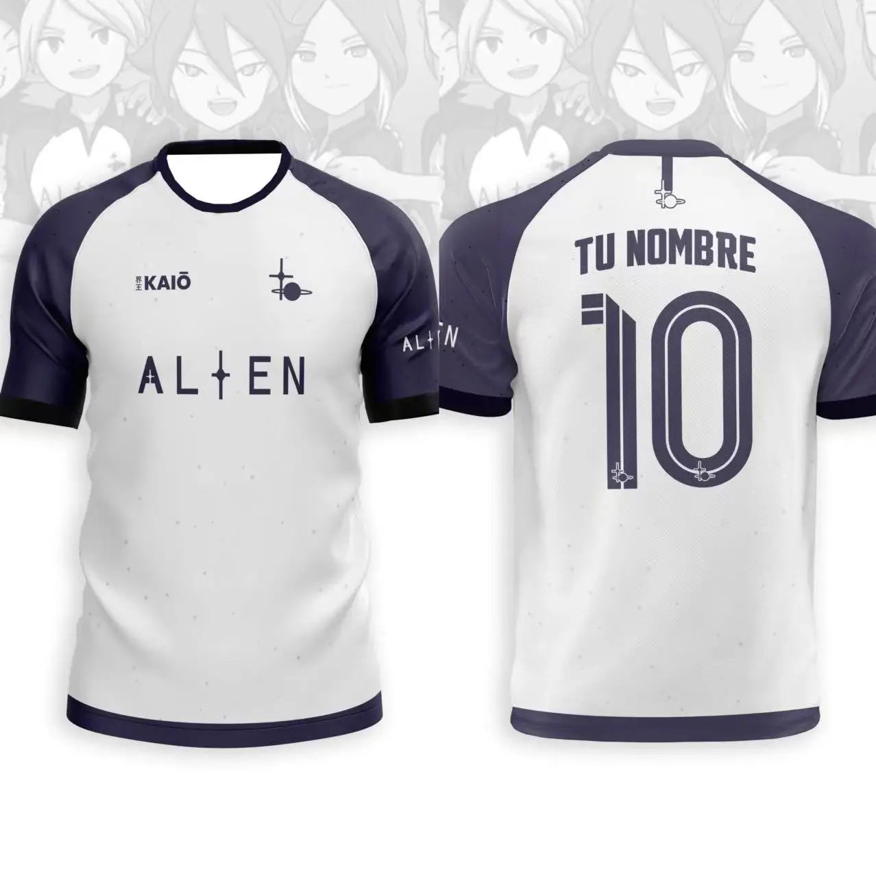 Jersey Anime Football Inama onze Joint impression 3D T-shirt hommes femmes mode surdimensionné à manches courtes hauts t-shirts vêtements de moto