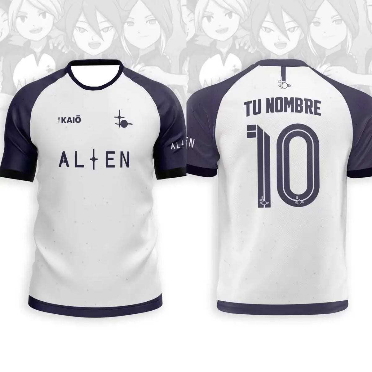 Jersey Anime Football Inama onze Joint impression 3D T-shirt hommes femmes mode surdimensionné à manches courtes hauts t-shirts vêtements de moto