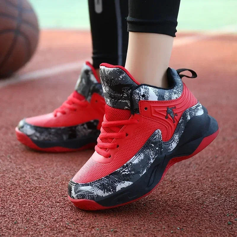 2025 chaussures de Basket-ball pour enfants baskets nouveaux garçons marque semelle épaisse antidérapant enfants chaussures de sport enfant garçon Basket formateur chaussures