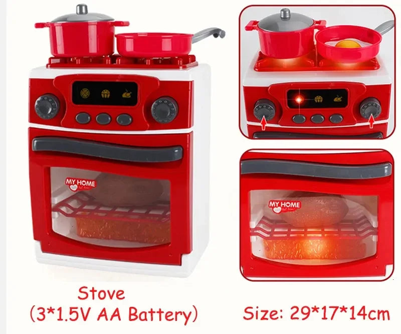 Appareils de cuisine jouets jouet ensemble de cuisine pour enfants jouer cuisine maison de poupée accessoires mélangeur cafetière Machine mélangeur grille-pain
