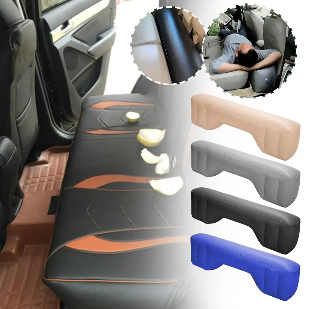 Matelas gonflable de voyage pour voiture, lit pneumatique pour la logique, les aventures de camping, coussin de dégagement arrière, pédale gonflable rembourrée