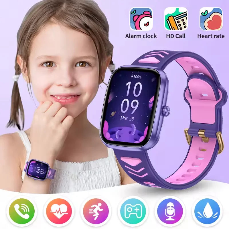 Nouveaux enfants montre intelligente enfant HD écran tactile jeux Smartwatch musique montre garçon fille cadeau enfants Smartwatch pour IOS Android