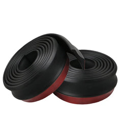 2.5m Universal Front Bumper Spoiler Lip Car Bumper Lip Protection Stickers Car Front Bumper Rubber Lip Car Bumper Rubber Strip