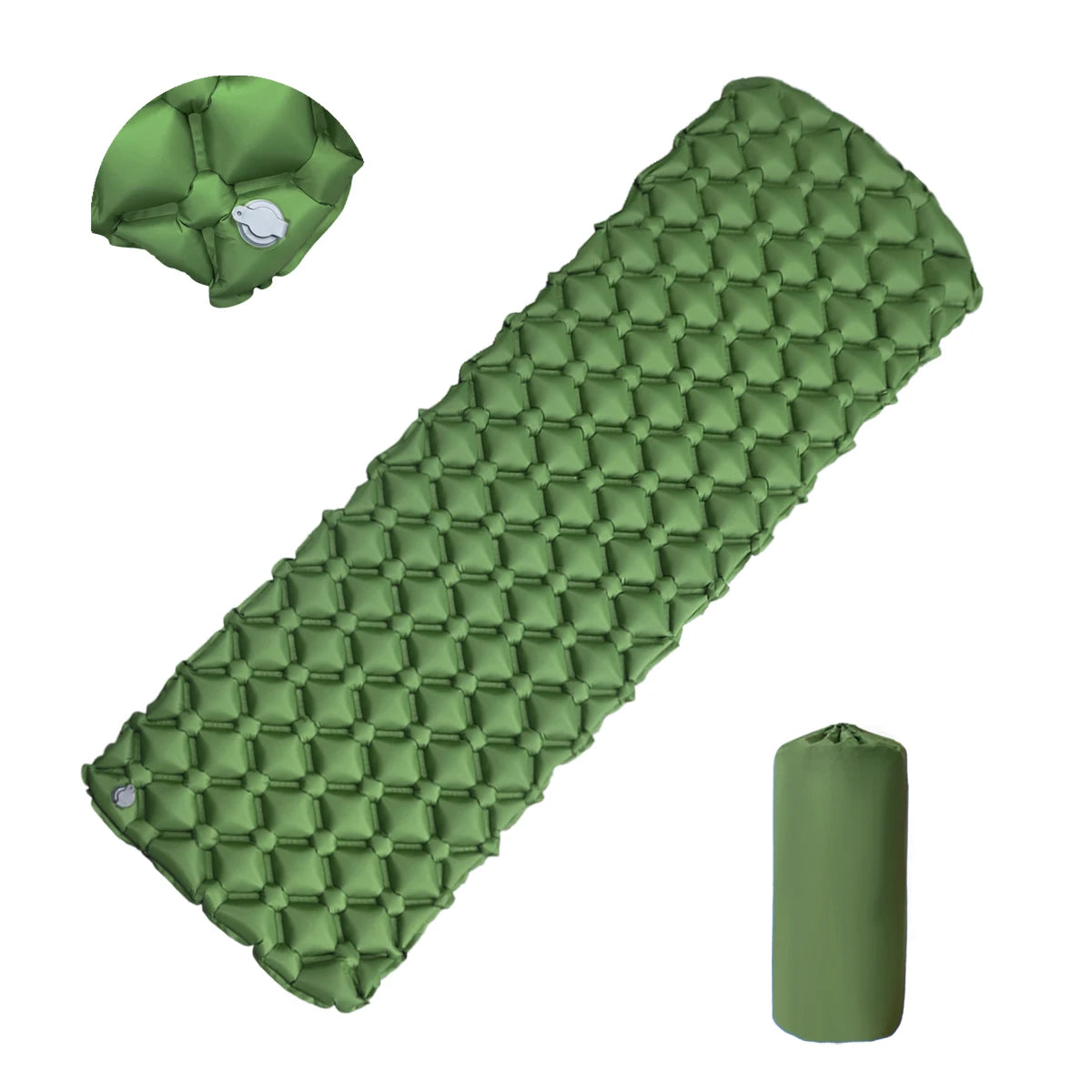 Matelas gonflable de camping pliant, lit de camp, matelas de couchage, couverture de pique-nique, polymères d'air de voyage, équipement de camping