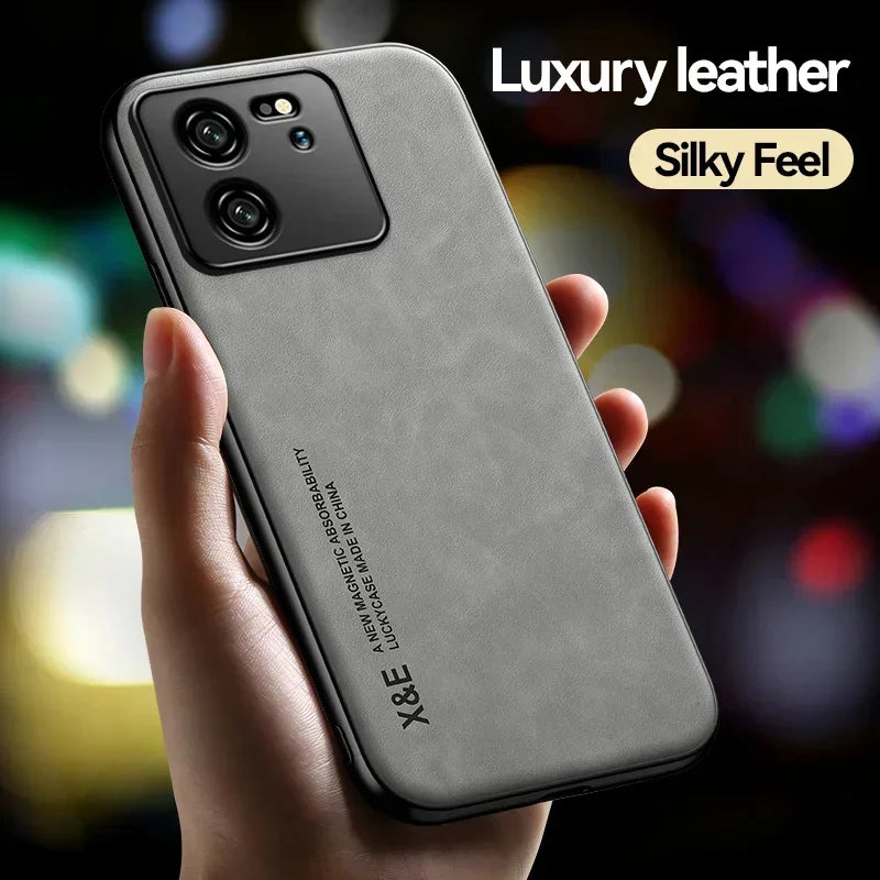 Coque antichoc pour Xiaomi 13T Pro, housse de protection, support magnétique intégré pour voiture, Mi 14 12 12T 11T 11 10T, Coque de téléphone Fundas