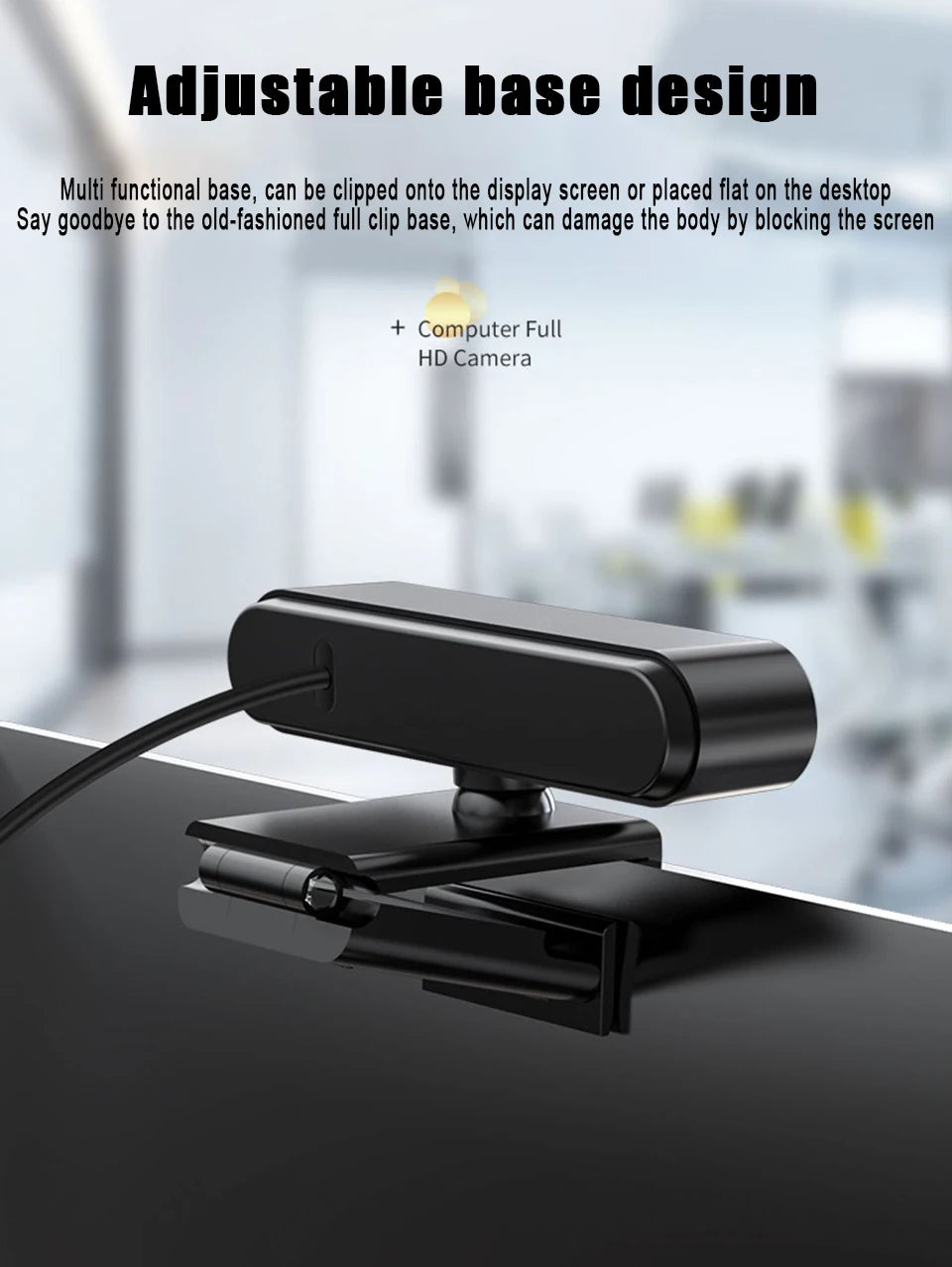 4K USB Webcam with Microphone, Autofocus, 2K Camera for PC/Laptop, 1080P Live Streaming Webcam for Video Calls
