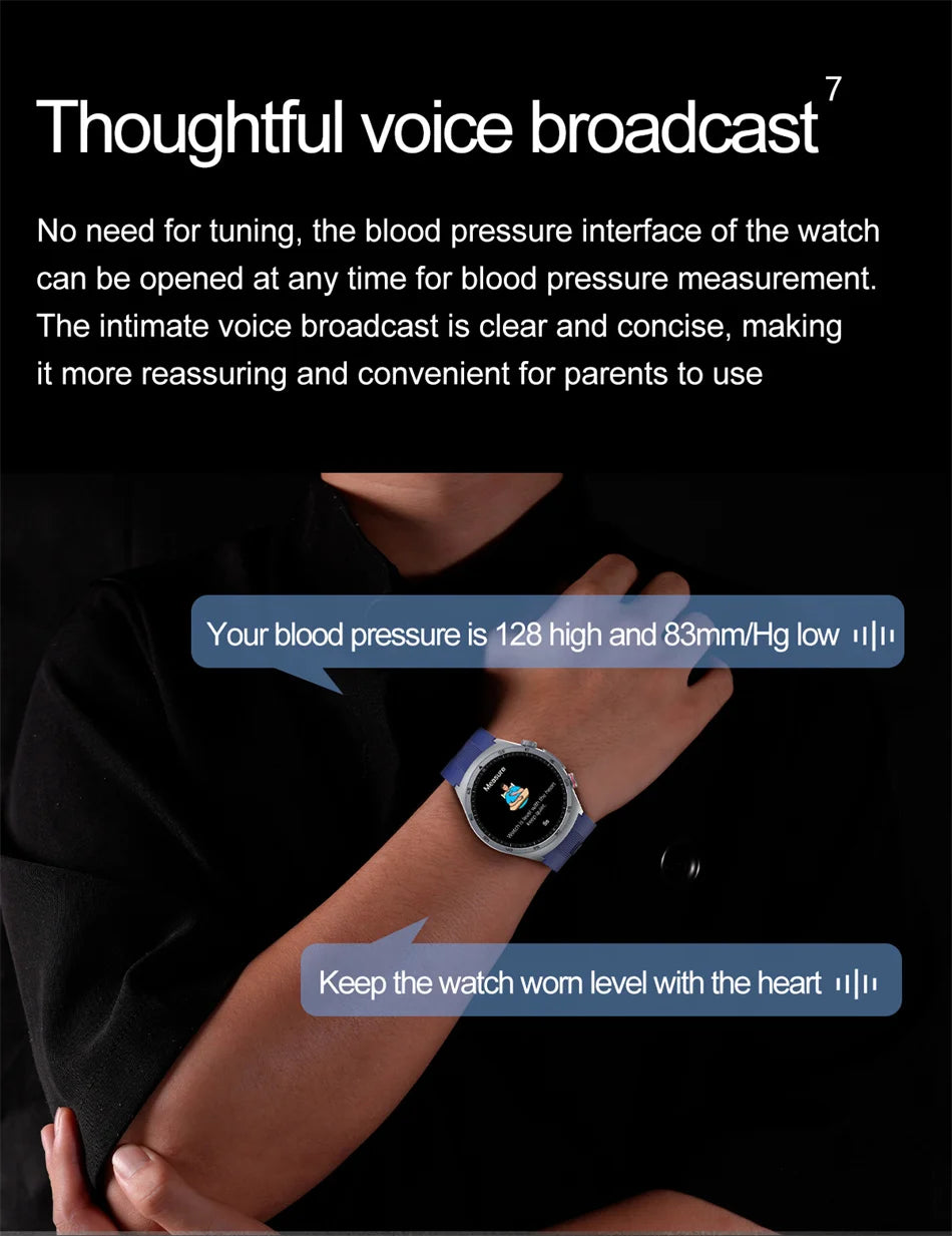 2025 santé montre intelligente NFC ECG pompe à Air pression artérielle oxygène sanguin ECG + PPG Bluetooth appel NFC montre intelligente pour hommes femmes Airbag