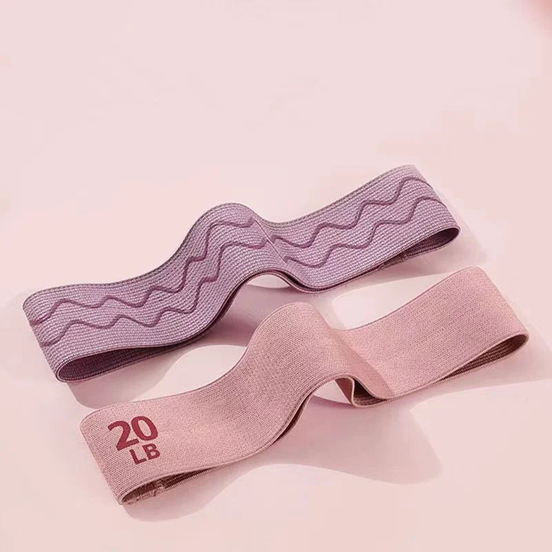 2025 bandes élastiques en tissu bandes de résistance de forme physique Yoga Pilates bandes d'extension de cercle de hanche entraînement de gymnastique équipement d'entraînement à domicile
