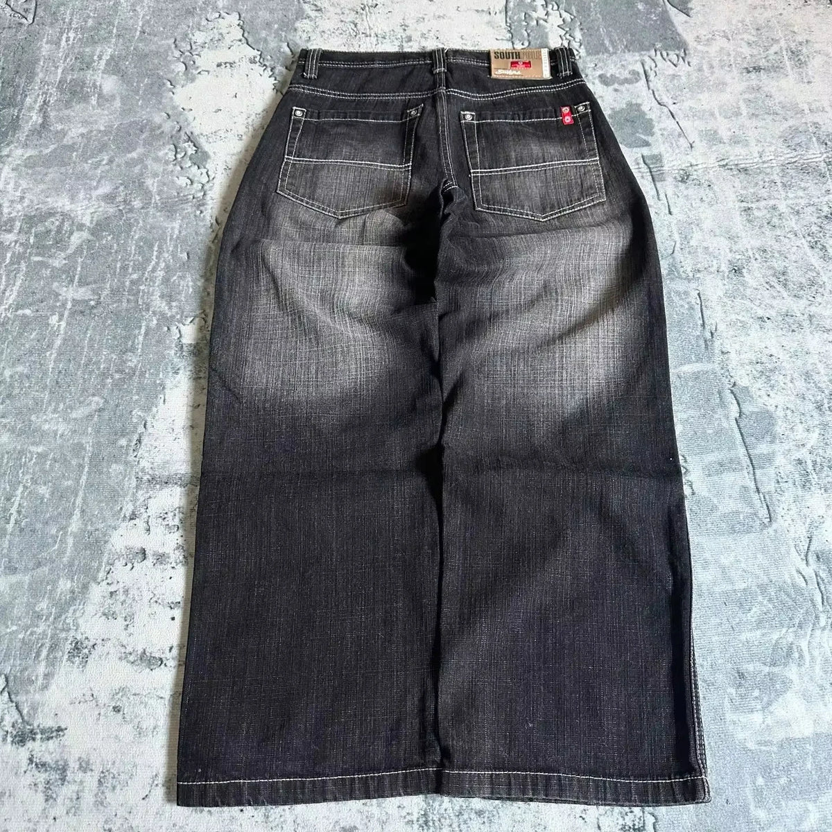 Jeans à jambes larges unisexes pour femmes, pantalons de vadrouille chauds, Street Y2K, Hip Hop, Joker Respzed, New Clearance Spot, American Fashion
