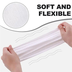 300 pièces tampon de gaze Non tissé éponges de gaze de premiers secours pour le soin des plaies gaze stérile Flexible respirant (blanc)