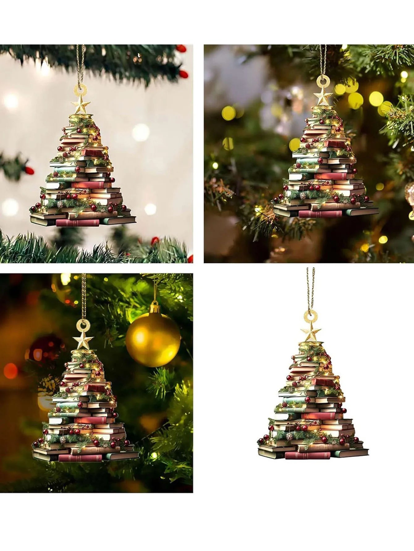 Hanging Christmas tree decorations, home decorations, holiday decorations, acrylic pendant, Christmas decoration, ornament