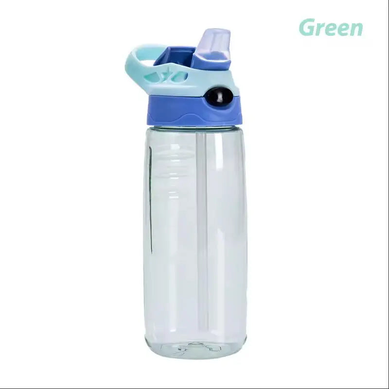 Bouteille d'eau pour enfants de 500ml avec paille sans BPA, tasse d'école saine pour boire des enfants