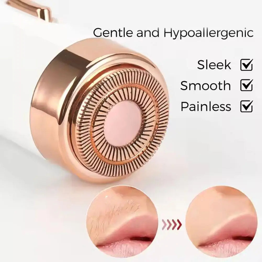 Tondeuse à sourcils électrique, mini épilateur portable, rasoir, rouge à lèvres, outil de forme de cheveux, visage indolore, D1G7, 1 pièce