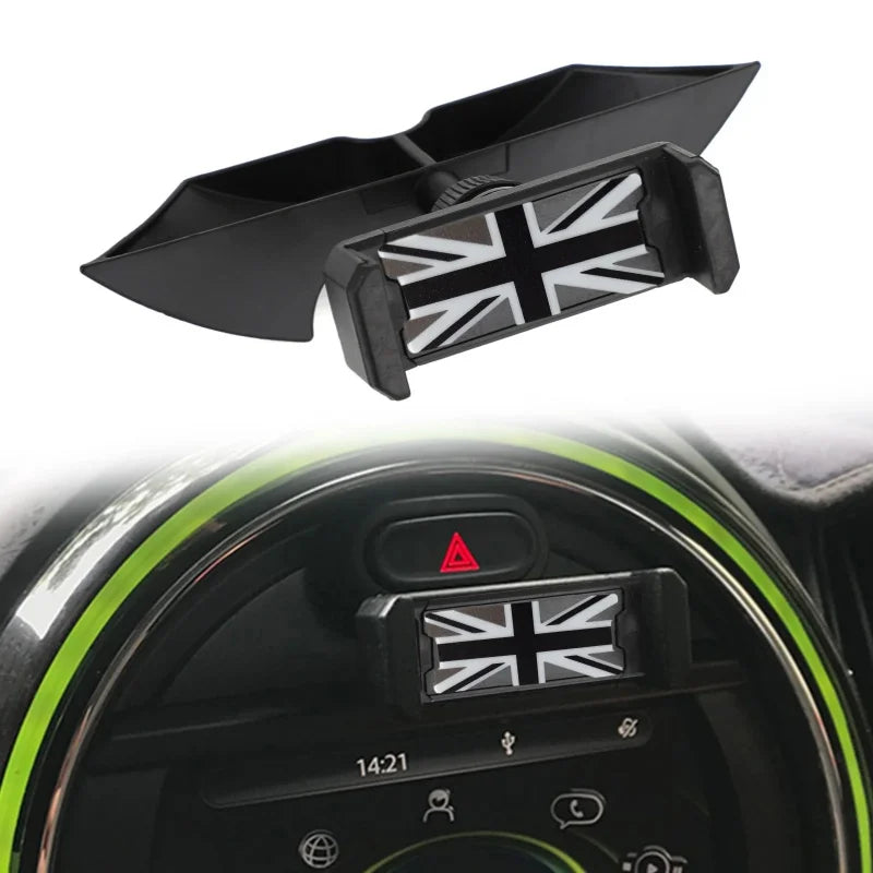 Artudatech pour MINI Cooper accessoires F54 F55 F56 F57 F60 noir support de téléphone de voiture tableau de bord fente montage Auto intérieur f56 pièces