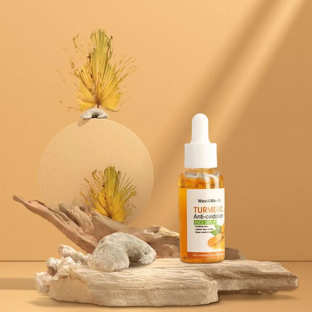 Sérum blanchissant pour le visage au curcuma, anti-d'effets, ration des taches foncées, éclaircissant pour le visage, huile de curcuma Regina