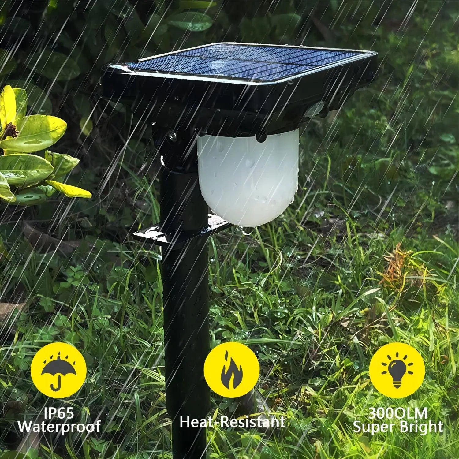 Lampes solaires extérieures jardin solaire alimenté applique étanche capteur de mouvement voie lumière paysage chemin cour arrière-cour pelouse