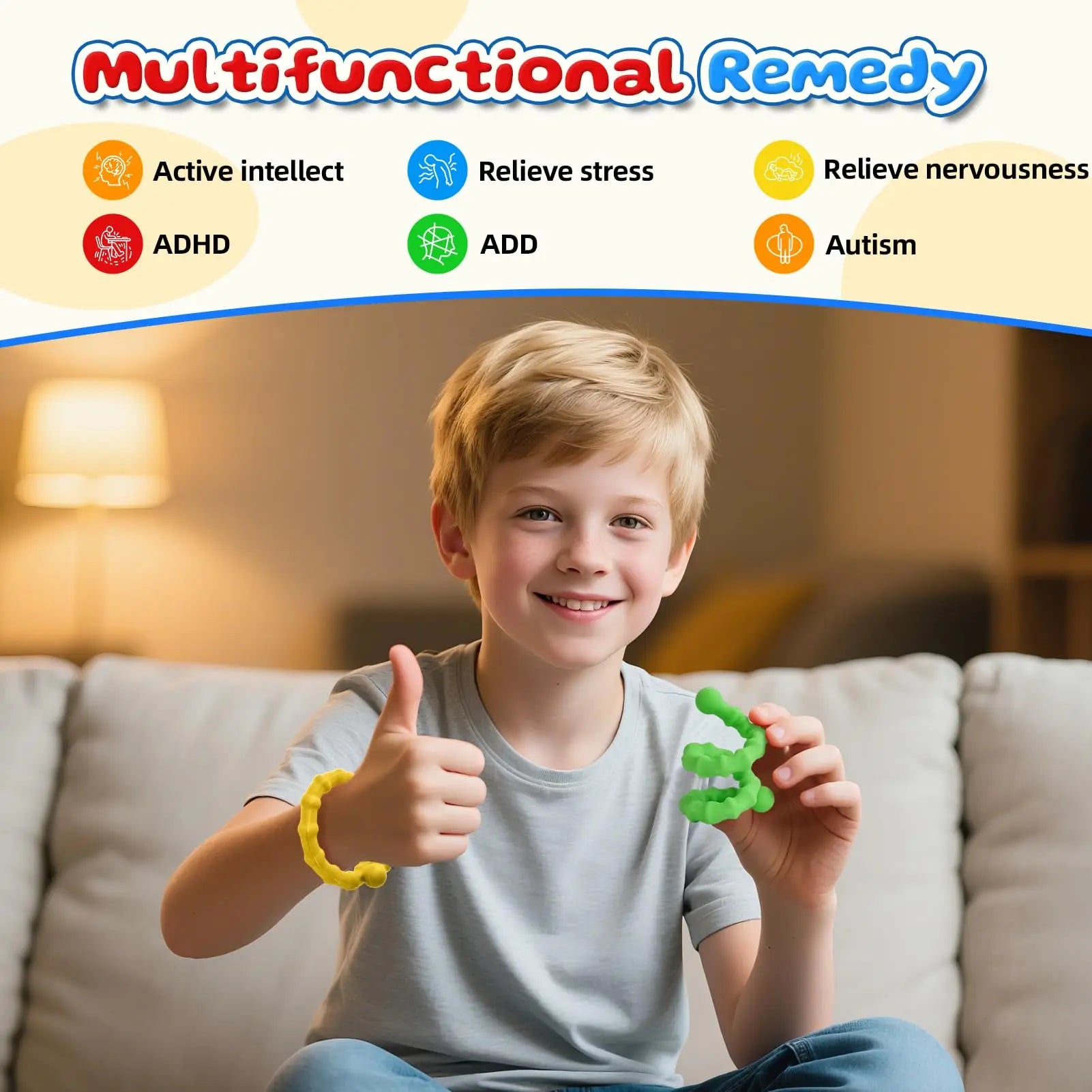 Bâton sensoriel en Silicone, jouets sensoriels Anti-Stress EDC Fidget pour enfants adultes tdah autisme anxiété Gadgets Antistress silencieux