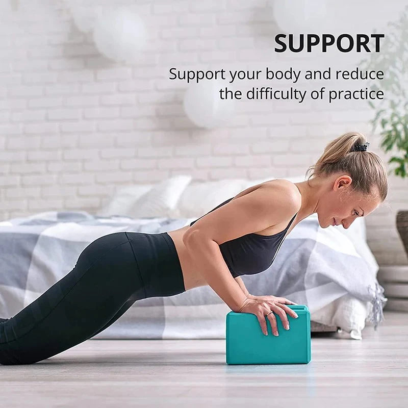Blocs de Yoga, brique en mousse pour gymnastique, Pilates, exercice d'entraînement, Fitness, traversin, coussin d'étirement, façonnage du corps, Cubes de construction