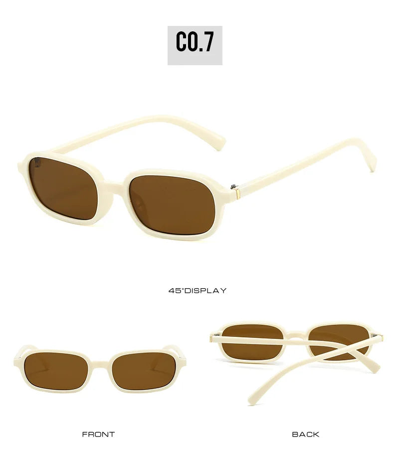 Petites lunettes de soleil rondes à la mode, monture géométrique, lentille PC, Protection UV multicolore, nuances unisexes