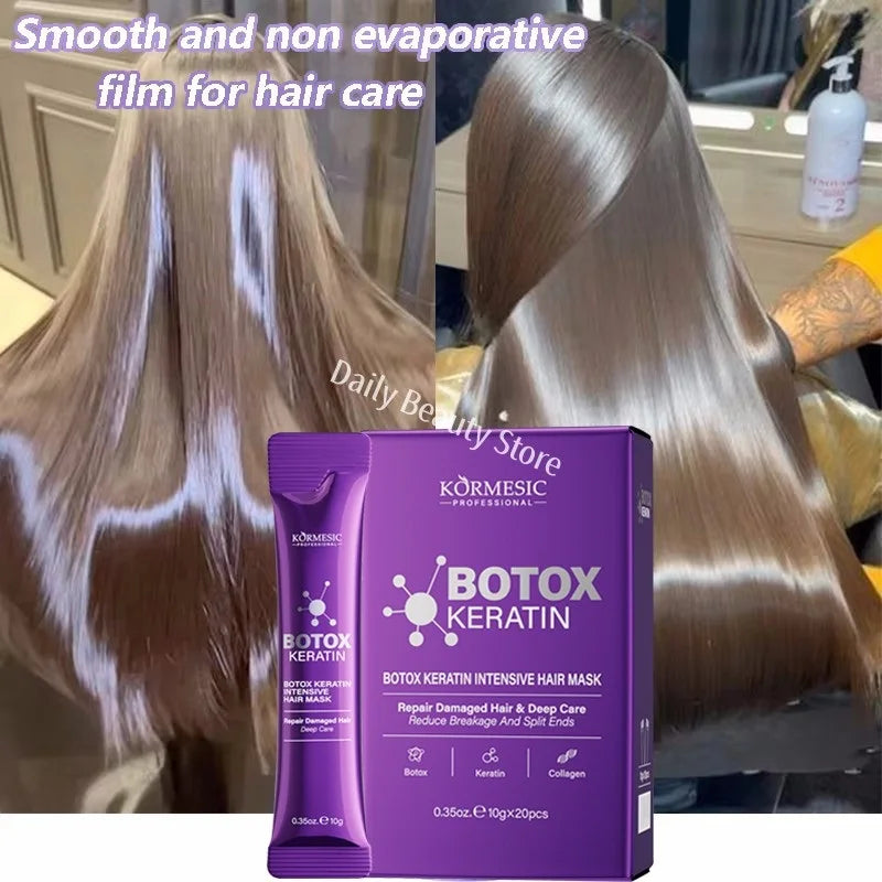 Masque capillaire magique à la kératine, réparation en 5 secondes, cheveux crépus endommagés, doux, lisse, brillant, Nutrition, hydratant en profondeur, nourrissant, soins capillaires