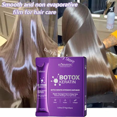 Masque capillaire magique à la kératine, réparation en 5 secondes, cheveux crépus endommagés, doux, lisse, brillant, Nutrition, hydratant en profondeur, nourrissant, soins capillaires