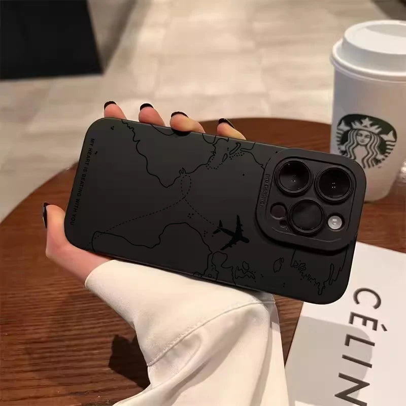 Travel-inspired back cover for Xiaomi Mi 11 Lite 5G, 14T, 14, 13T, 13, 12T, 12, Poco X7, F5, X5, X3, X6, M6, F6 Pro