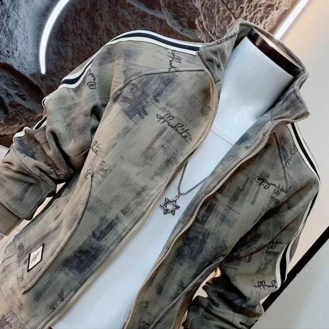 Veste de marque à la mode pour hommes, nouveau modèle rétro décontracté à manches longues, Niche belle