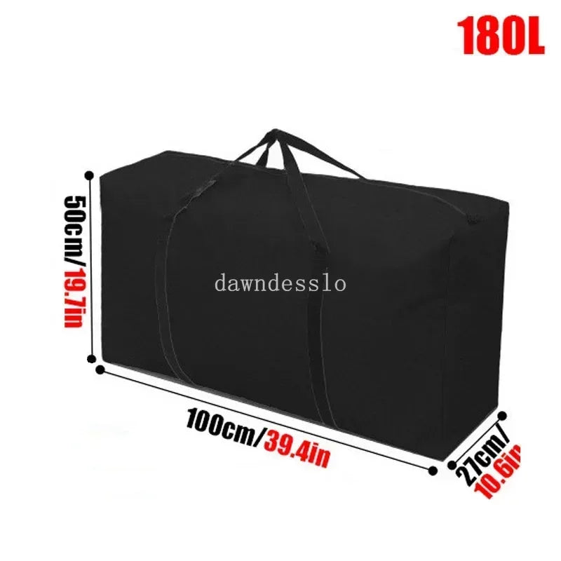 Sacs à bagages mobiles imperméables Extra larges, sac de courses pour linge, sac de voyage pliable, organisateur de couette de grande capacité