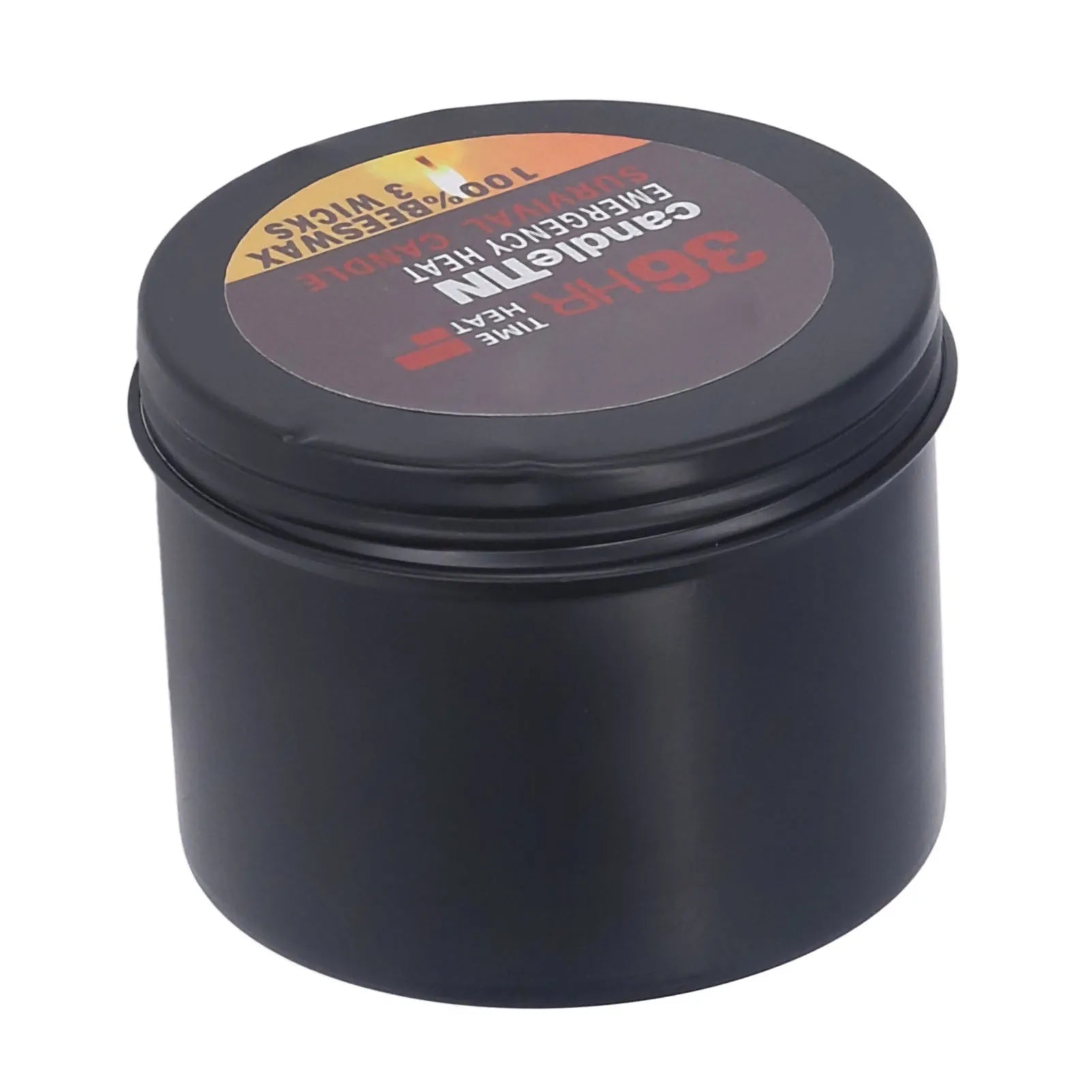 Bougie de survie largement utilisée, ambiance romantique, naturelle, combustion de 36 heures, bougies longue durée, 3 mèches pour la maison, le Camping en plein air