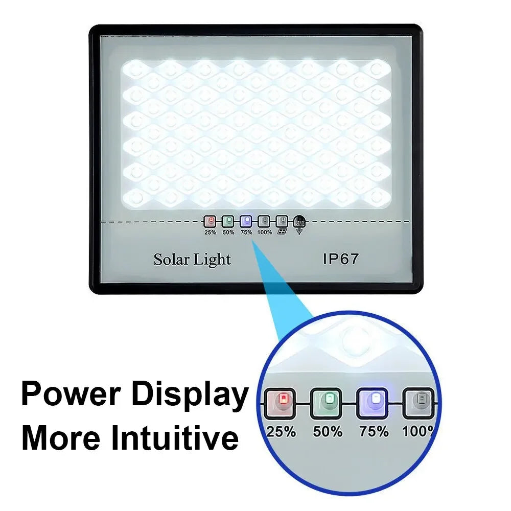 Lampes de jardin LED extérieures à énergie solaire – Spot mural étanche IP67 pour paysage, façades de construction et éclairage de secours