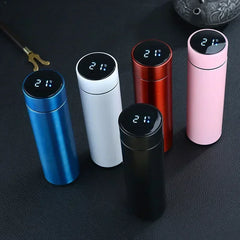 Bouteille Thermos en acier inoxydable de 500ml, avec affichage numérique de la température, tasse de mesure intelligente de la température, flacon sous vide