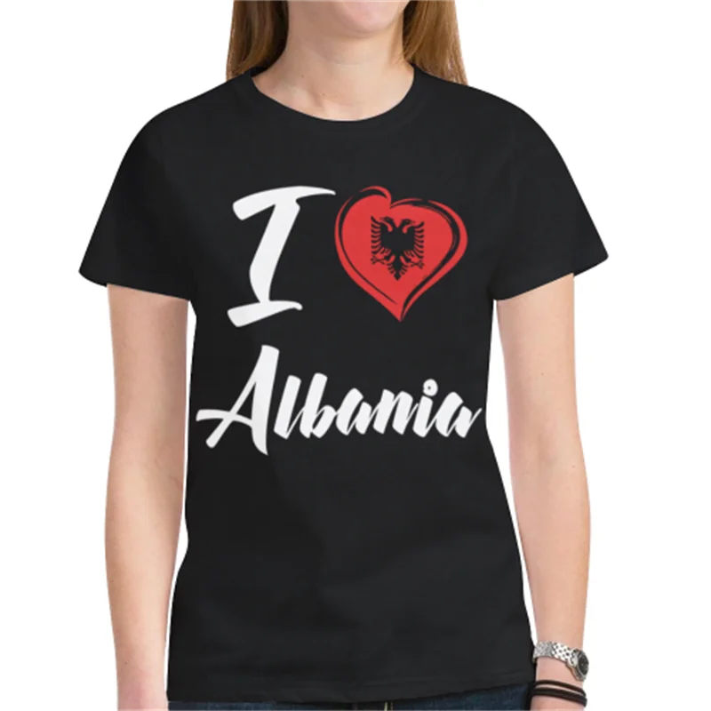 Maillot de Football albanie, T-Shirt de l'équipe de Football, vente en gros, drapeau des albanais 3D, t-shirts graphiques, emblème albanais, 2024
