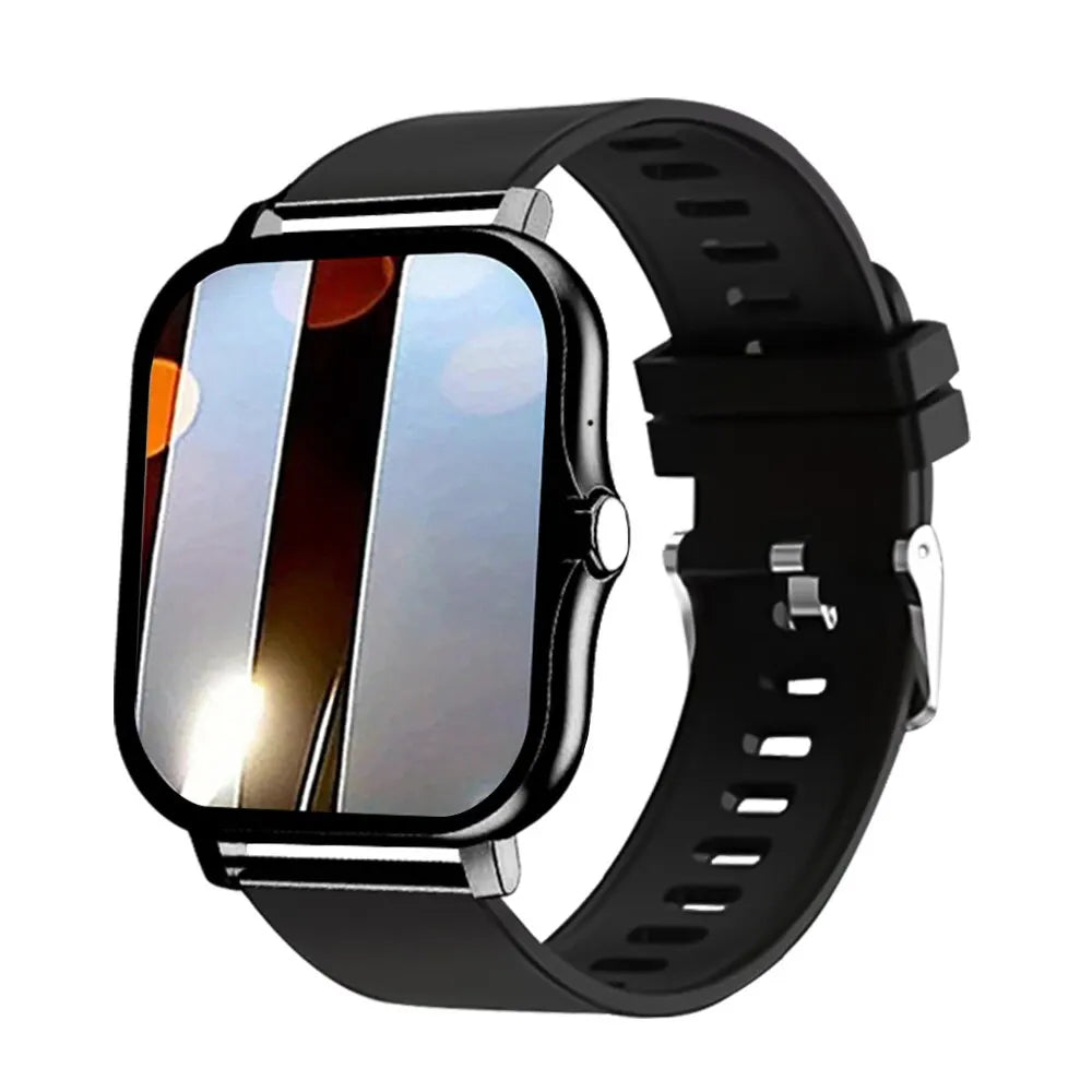 Montre intelligente pour téléphone android. Écran couleur 1,44 pouces, entièrement tactile, appel Bluetooth, montre intelligente, charge magnétique