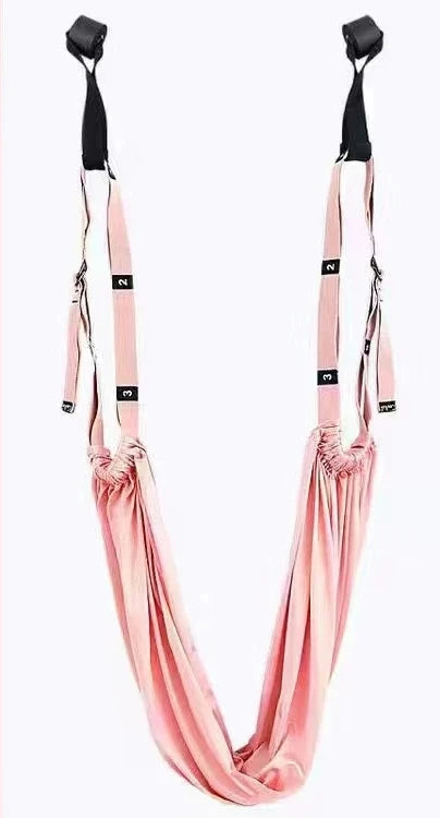 Ensemble de Yoga aérien en soie pour femme, hamac, jambes arrière, étirement, balançoire, accessoires de Pilates, ceinture de Fitness élastique, équipement de gymnastique à domicile