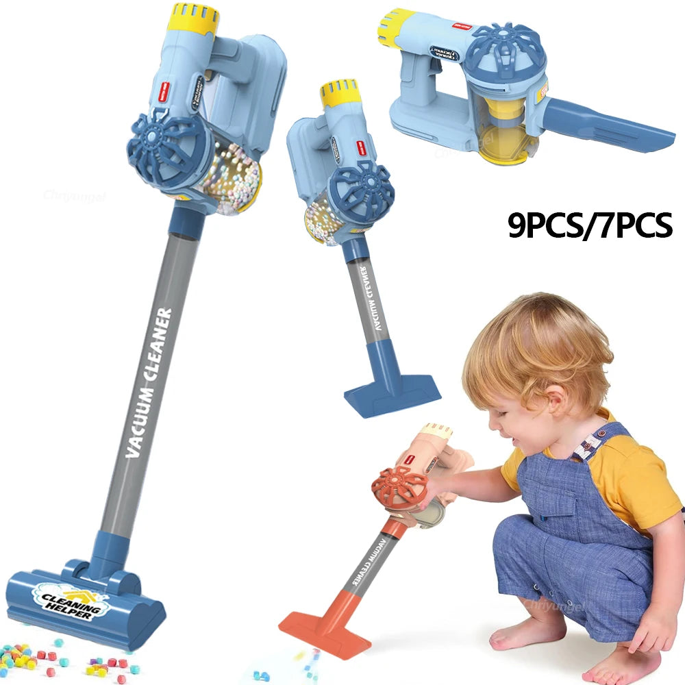 Ensemble d'aspirateur électrique de Simulation pour enfants, jouets de jeu de Simulation pour tout-petits, jeu de rôle, jouet éducatif pour filles et garçons, cadeaux