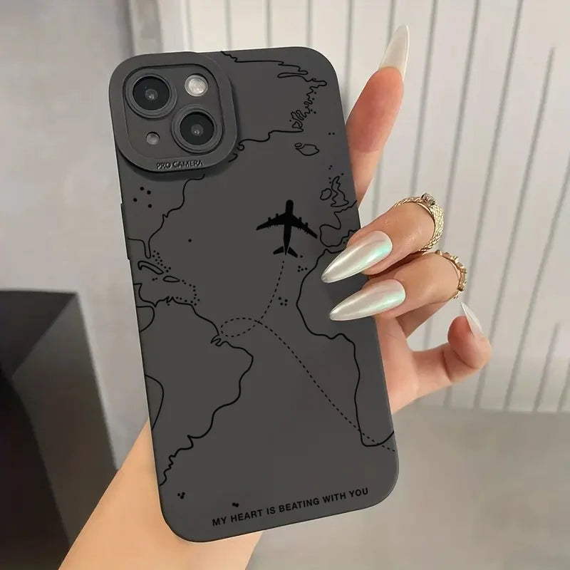 Travel-inspired back cover for Xiaomi Mi 11 Lite 5G, 14T, 14, 13T, 13, 12T, 12, Poco X7, F5, X5, X3, X6, M6, F6 Pro