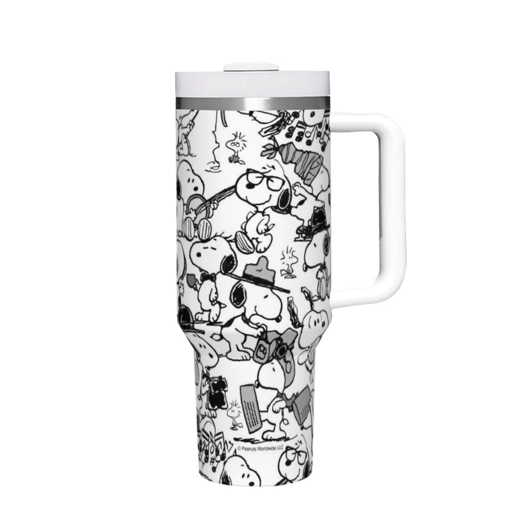 304 Stainless Steel Travel Cups for Car, Water Bottle, Tumbler, SnoAmendments, 40oz, 1200ml