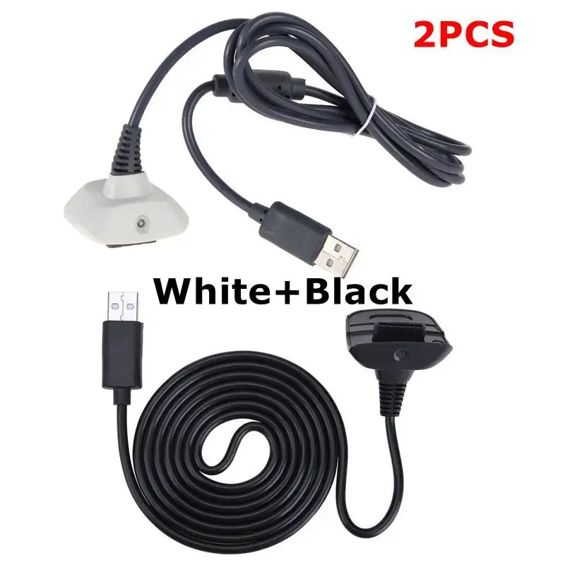 Câble USB de chargement sans fil pour manette de jeu Xbox 360, chargeur d'alimentation