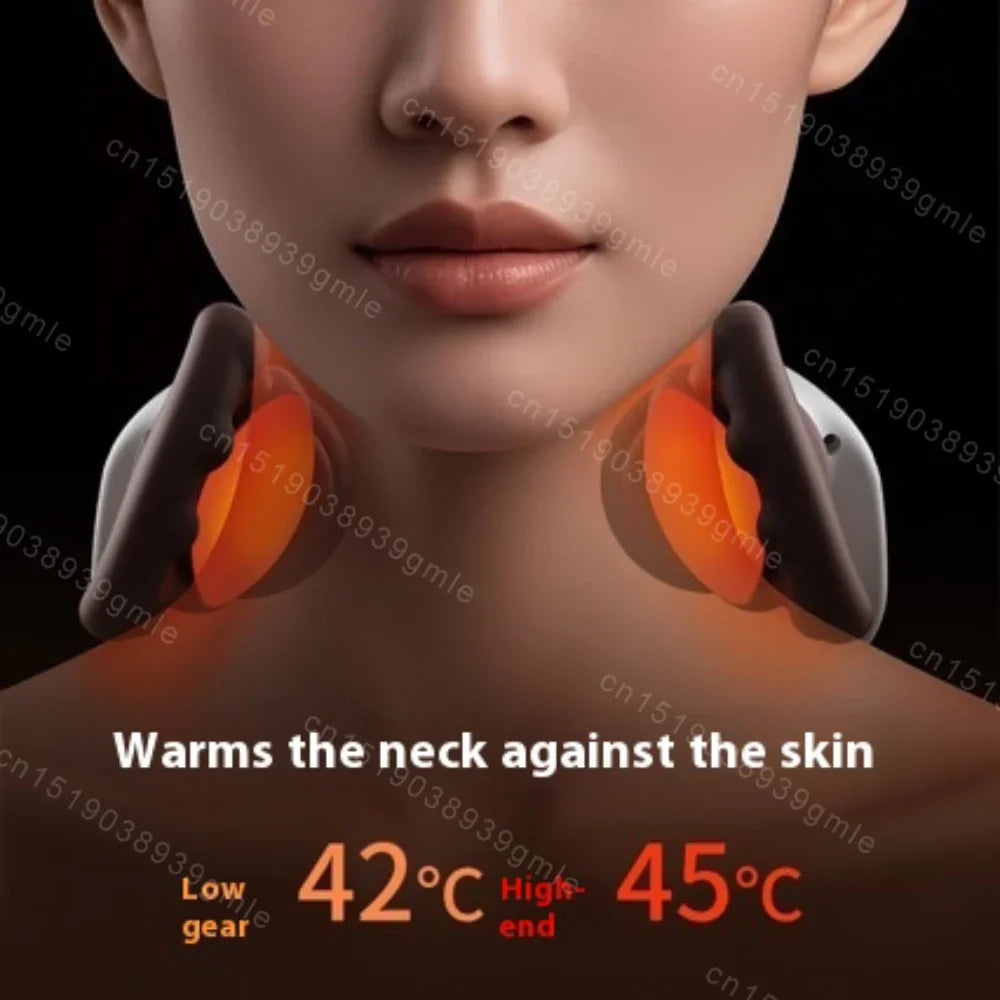 Electric muscle massager for the neck and shoulders, cordless, shoulder and back kneading, shawl, neck massage, relaxation, pain relief