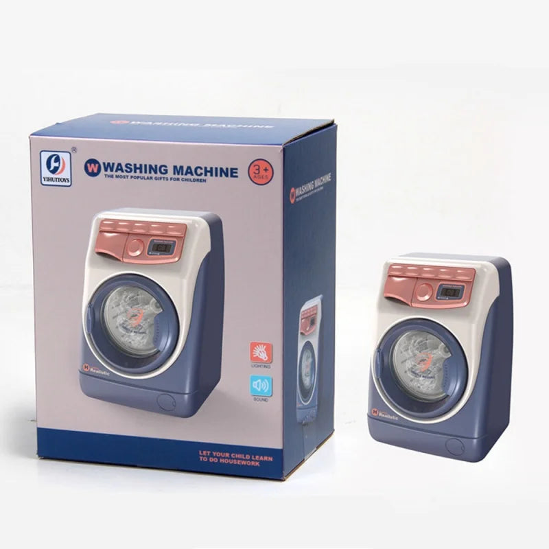 Nouveau ensemble de cuisine électrique simulé, jouets ménagers pour enfants, appareils de simulation, jouets pour enfants, Machine à laver, appareils cadeaux