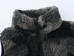 Trench-Coat à fermeture éclair de couleur unie pour garçons, manteau d'hiver pour enfants