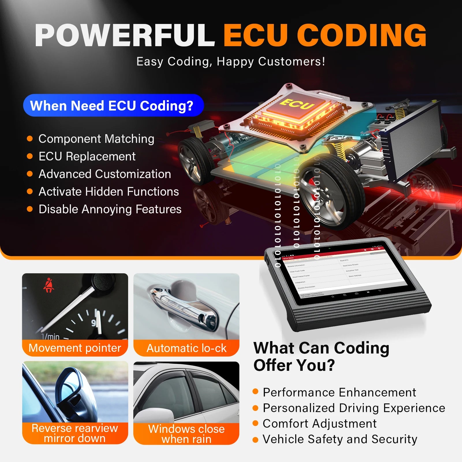 LAUNCH X431 PRO3 V + 5.0 Diagnostic Tool OBD2 Automotive Scanner for Cars, Topology Mapping, and Automotive Mechanics.