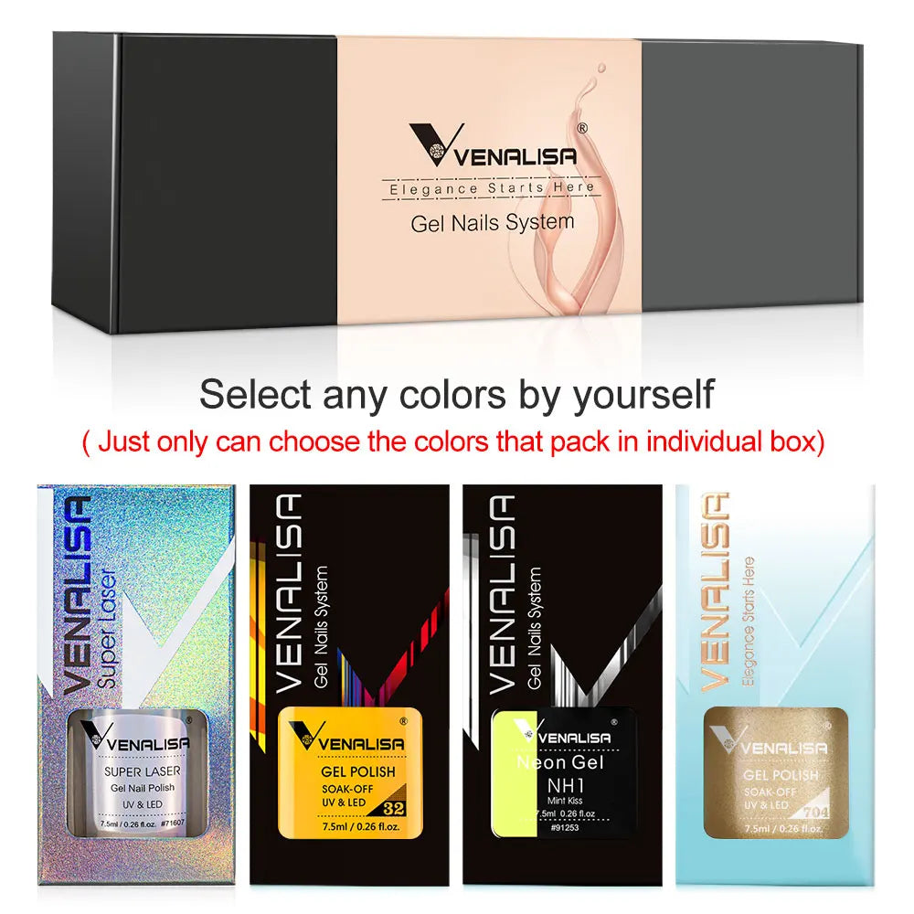 Venalisa VIP4 vernis à ongles 7.5ml HEMA gratuit tremper UV LED Gel vernis couverture complète Super Texture magnifique manucure à ongles