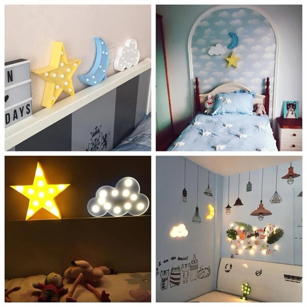 Veilleuse LED 3D sans fil pour bébés, applique murale Nairobi Orn, veilleuses pour enfants, cadeaux de vacances pour enfants