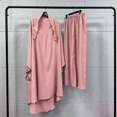 Abayas du Ramadan pour femmes musulmanes, ensemble de 2 pièces, robe Hijab, vêtement de prière, Abaya, longue tiens imar, robe arabe, vêtements islamiques