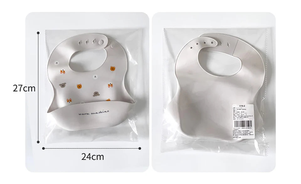 Bavoir imperméable en Silicone souple pour bébé, écharpe d'été, imprimé cerise mignon, bavoirs réglables, tissus à roter, tabliers d'alimentation pour bébé, manger pour enfants