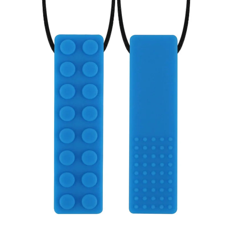 Anneau de dentition en Silicone pour bébé, 5 pièces, jouets sensoriels à croquer, collier sans BPA, qualité alimentaire, outils de moteur buccal