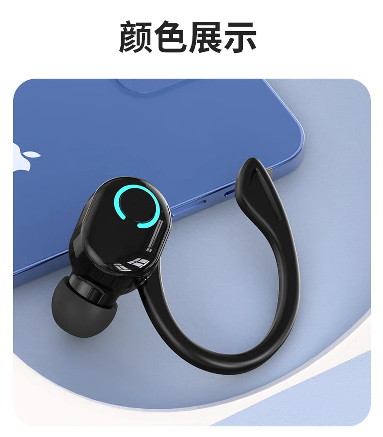 Écouteurs sans fil Bluetooth 5.0, oreillettes intra-auriculaires simples, étanches, TWS, mains libres, pour sport
