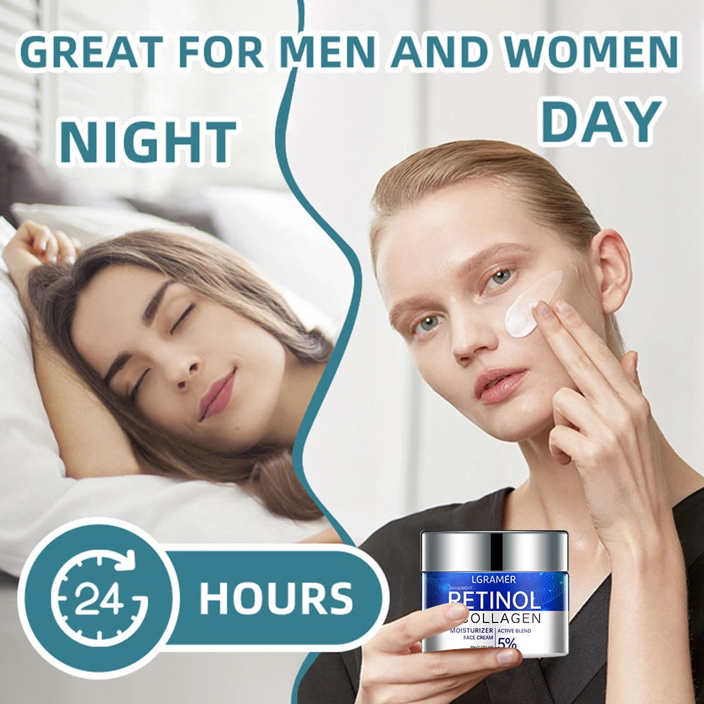 Crème anti-âge raffermissante au rétinol déformable remodelante, raffermissante, liftante, estompe les ridules, blanchissante, hydratante, éclaircissante, soins pour la peau, cosmétique